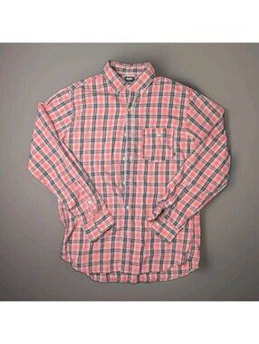 Vintage Nike 6.0 button up shirt Flannel Red Black Plaid Medium